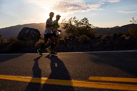 Ivan Penalba Lopez from Spain and his pacer